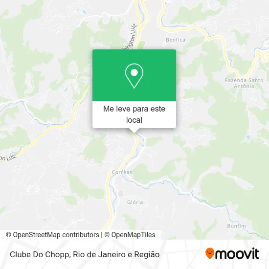 Clube Do Chopp mapa