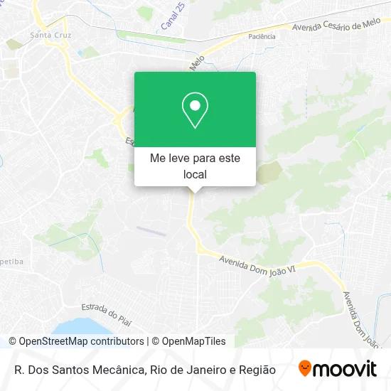 R. Dos Santos Mecânica mapa