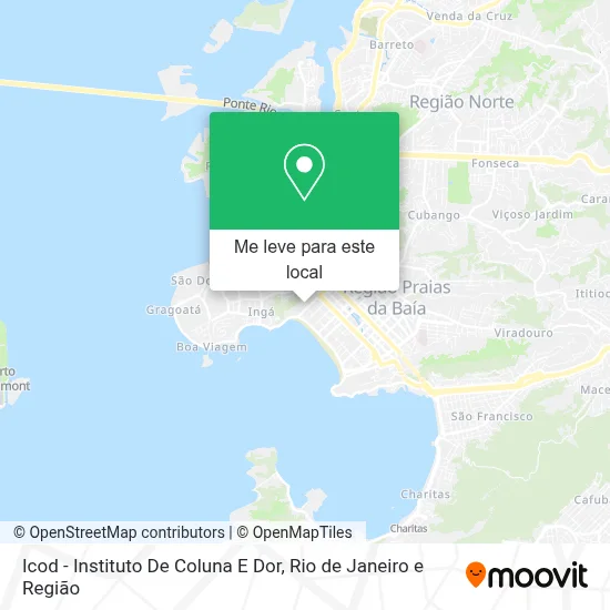 Icod - Instituto De Coluna E Dor mapa