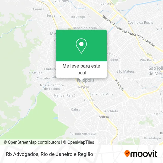 Rb Advogados mapa