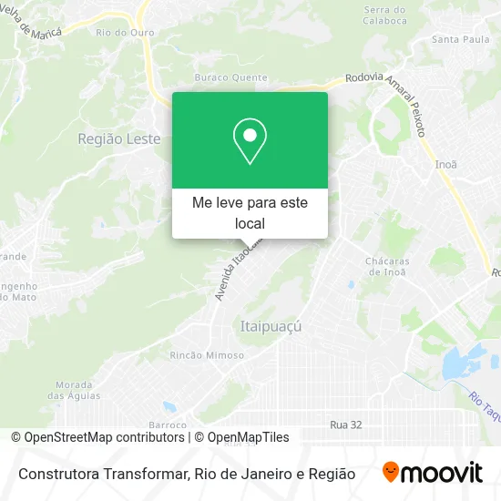 Construtora Transformar mapa