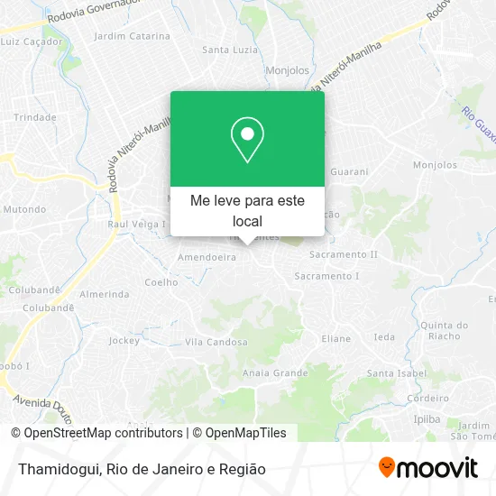 Thamidogui mapa