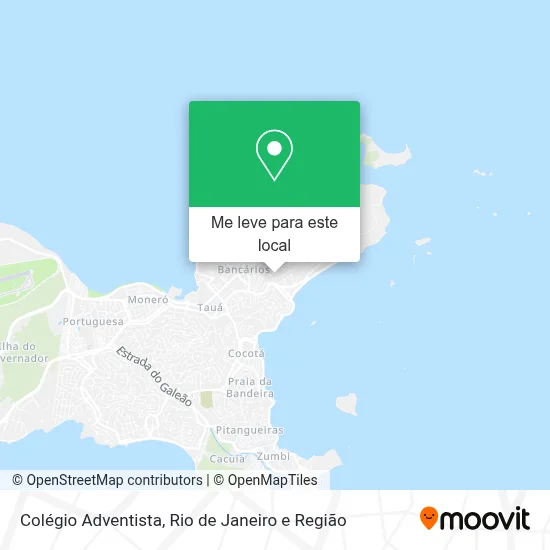 Colégio Adventista mapa