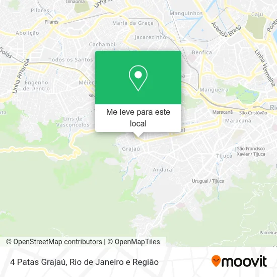 4 Patas Grajaú mapa