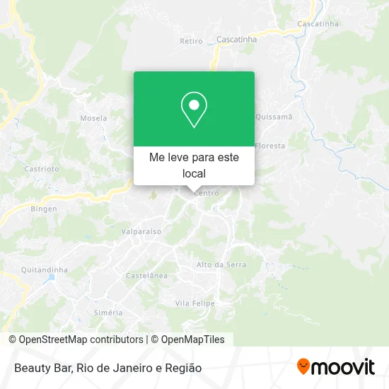 Beauty Bar mapa