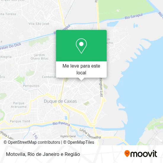 Motovila mapa