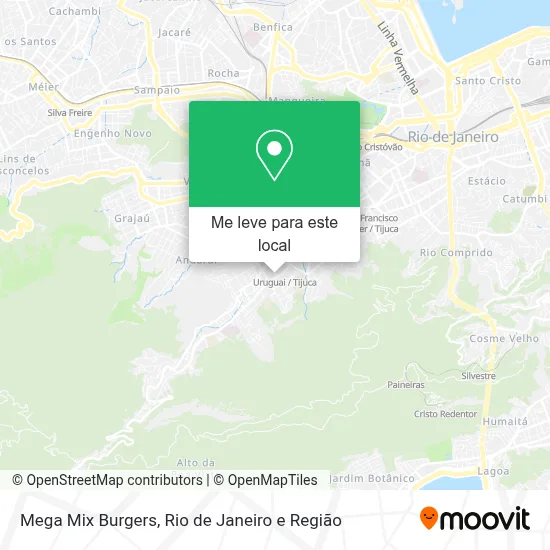 Mega Mix Burgers mapa