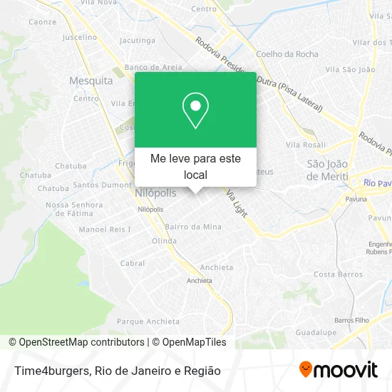 Time4burgers mapa