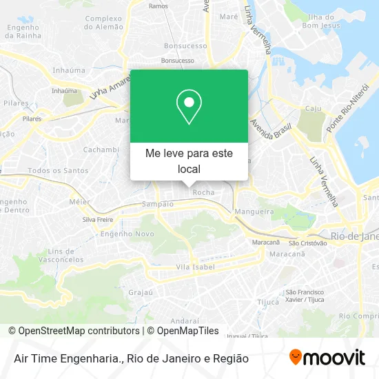 Air Time Engenharia. mapa