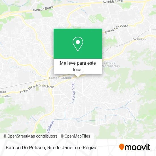 Buteco Do Petisco mapa