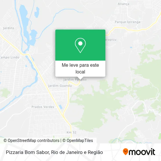 Pizzaria Bom Sabor mapa