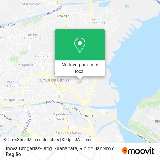 Inova Drogarias-Drog Guanabara mapa