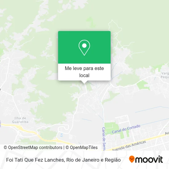 Foi Tati Que Fez Lanches mapa