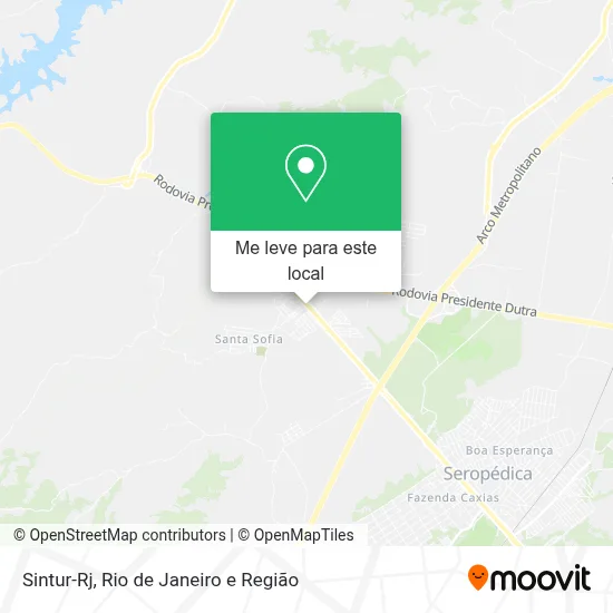 Sintur-Rj mapa