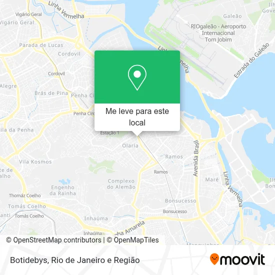 Botidebys mapa