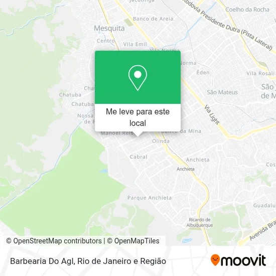 Barbearia Do Agl mapa