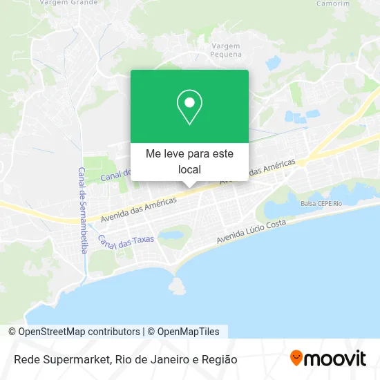 Rede Supermarket mapa