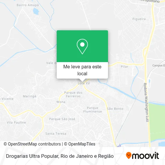 Drogarias Ultra Popular mapa