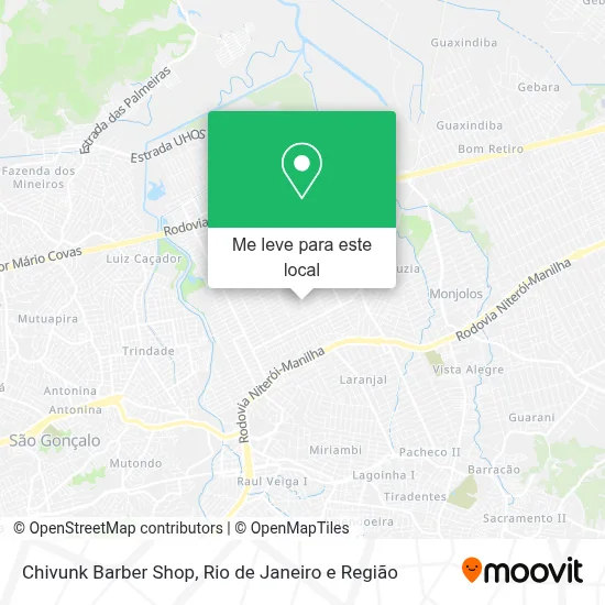Chivunk Barber Shop mapa