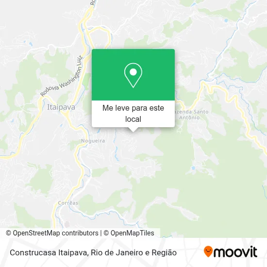 Construcasa Itaipava mapa