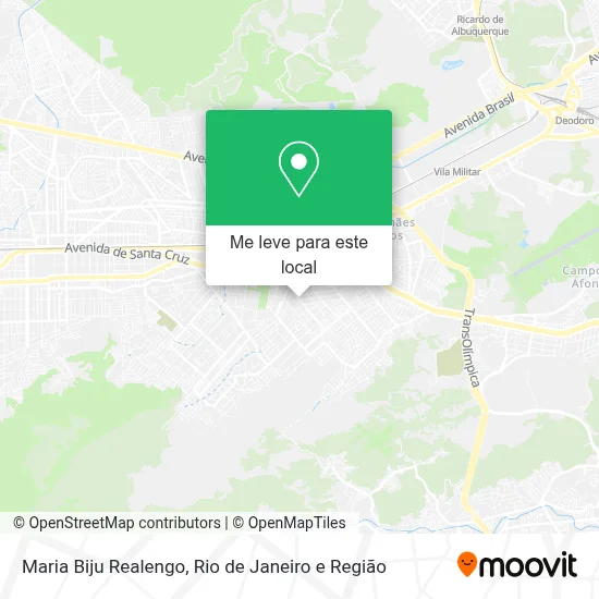 Maria Biju Realengo mapa
