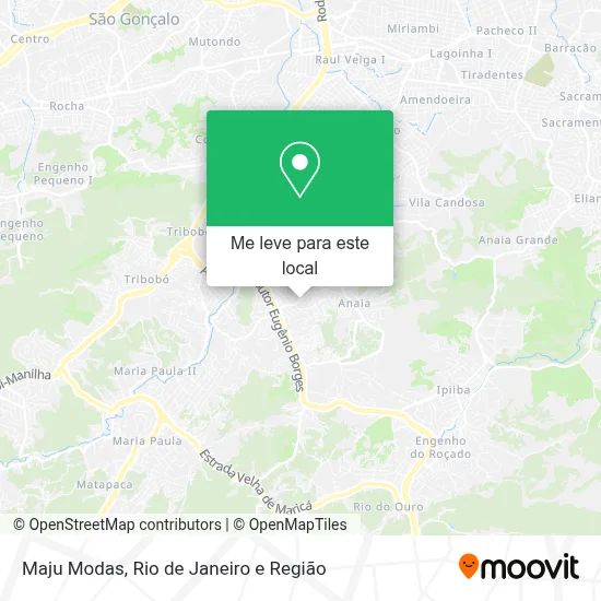 Maju Modas mapa