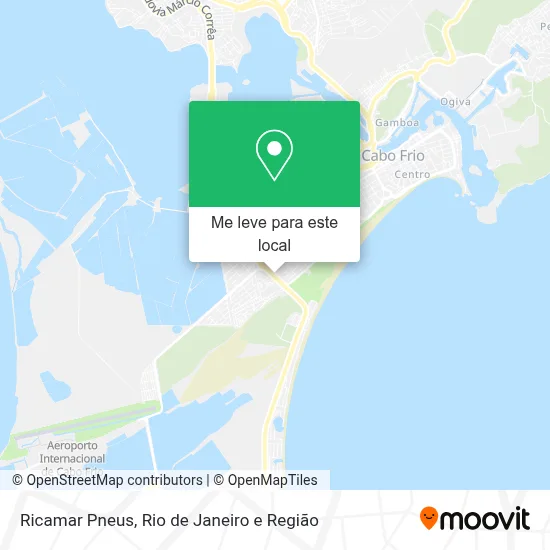 Ricamar Pneus mapa