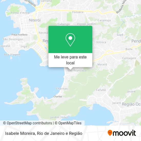 Isabele Moreira mapa