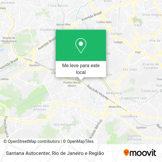 Santana Autocenter mapa