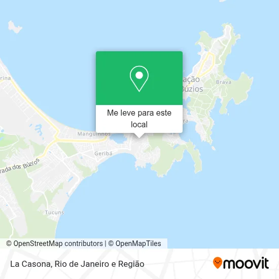 La Casona mapa