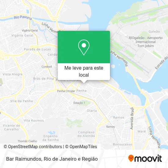 Bar Raimundos mapa