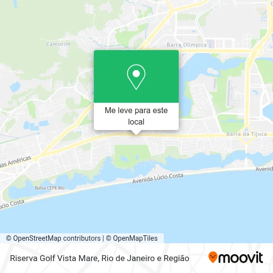 Riserva Golf Vista Mare mapa