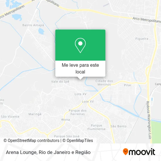 Arena Lounge mapa