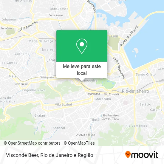 Visconde Beer mapa