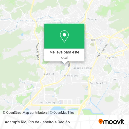 Acamp's Rio mapa
