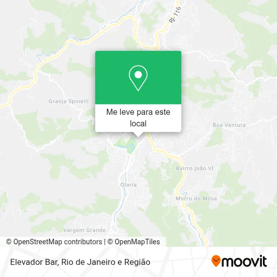 Elevador Bar mapa