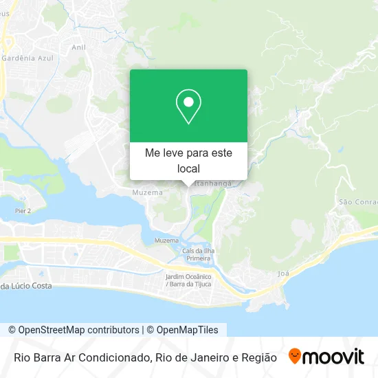 Rio Barra Ar Condicionado mapa