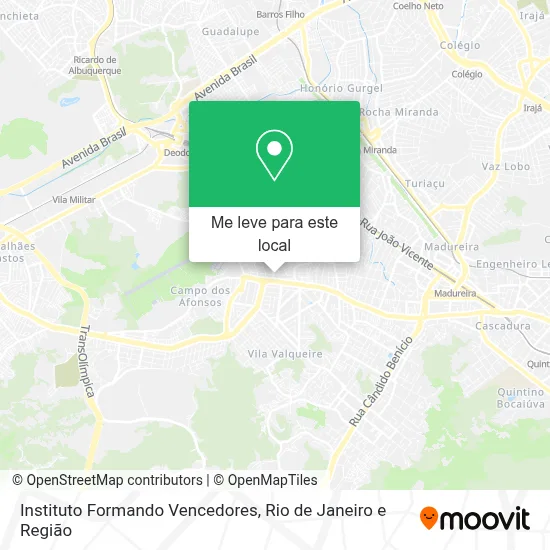 Instituto Formando Vencedores mapa