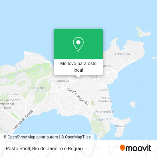Posto Shell mapa