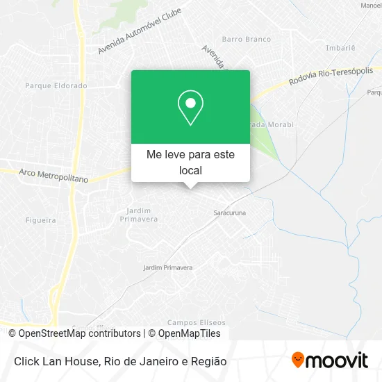 Click Lan House mapa