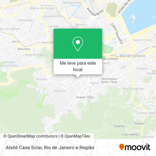 Ateliê Casa Solar mapa