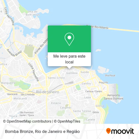 Bomba Bronze mapa