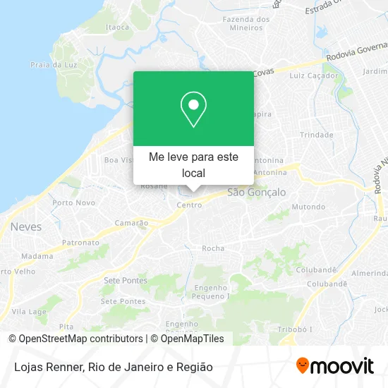 Lojas Renner mapa