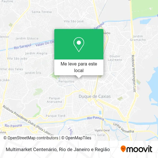 Multimarket Centenário mapa