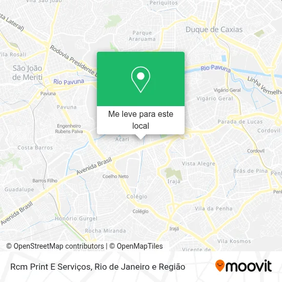 Rcm Print E Serviços mapa