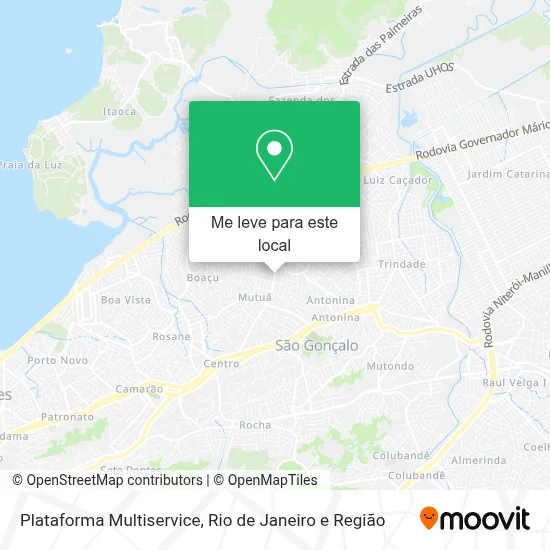 Plataforma Multiservice mapa