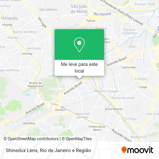 Shinedux Lens mapa