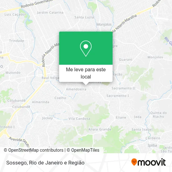 Sossego mapa