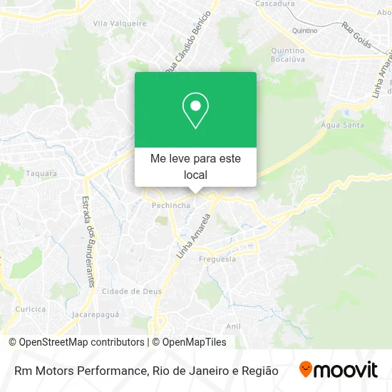 Rm Motors Performance mapa