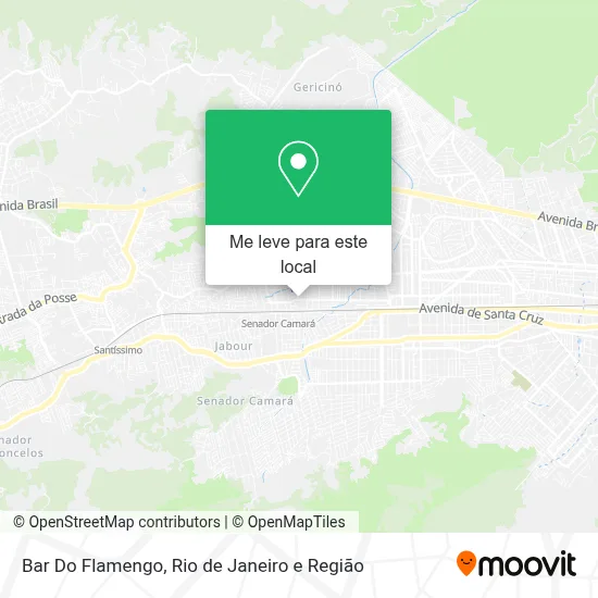 Bar Do Flamengo mapa